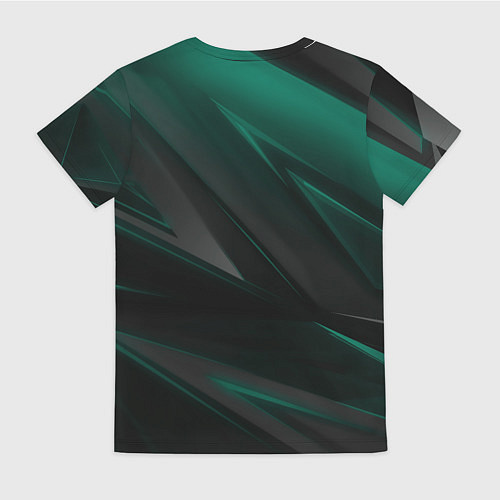 Женская футболка Kingdom Come Deliverance 2 green black / 3D-принт – фото 2