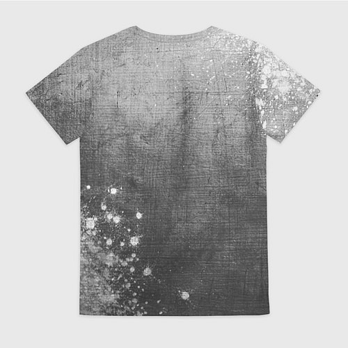 Женская футболка Bon Jovi - grey gradient вертикально / 3D-принт – фото 2