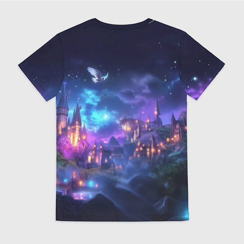 Женская футболка Гарри Поттер магическое небо / 3D-принт – фото 2