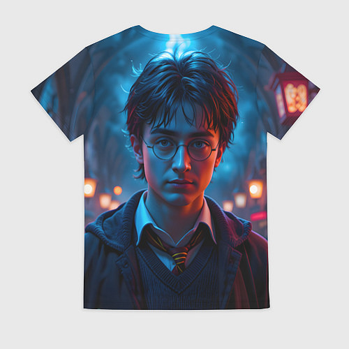 Женская футболка Гарри поттер в ночи / 3D-принт – фото 2