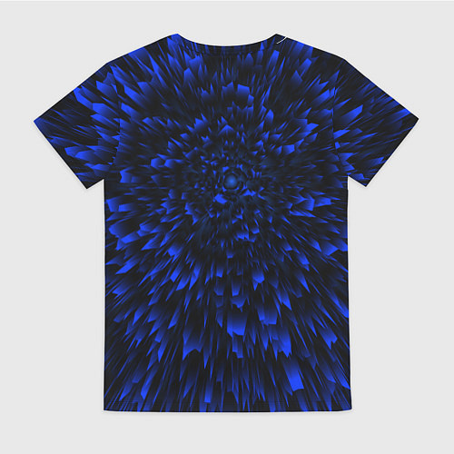 Женская футболка Juventus blue energy / 3D-принт – фото 2