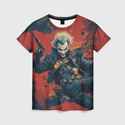 Женская футболка Бандит Джокер