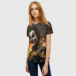 Футболка женская Джокер в эпичном костюме, цвет: 3D-принт — фото 2