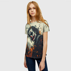 Футболка женская Джокер стиль красок, цвет: 3D-принт — фото 2