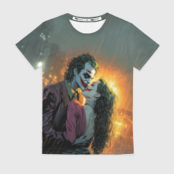 Футболка женская Joker love, цвет: 3D-принт