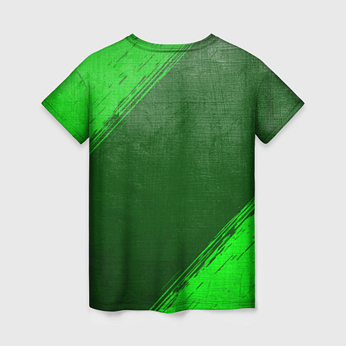Женская футболка Juventus - green gradient / 3D-принт – фото 2