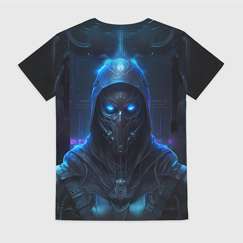 Женская футболка Человек в маске / 3D-принт – фото 2