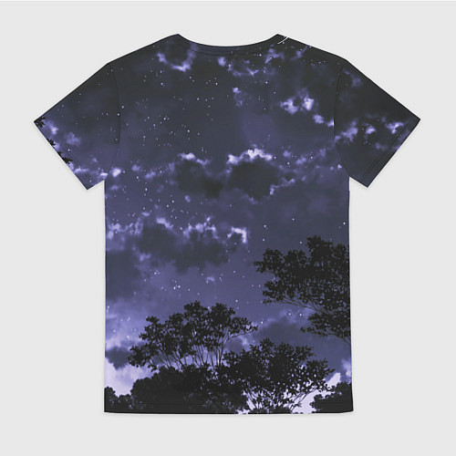 Женская футболка Веселая ведьма летит на шабаш / 3D-принт – фото 2