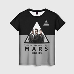 Женская футболка 30 Seconds to Mars - poster