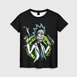 Футболка женская Rick with gun, цвет: 3D-принт