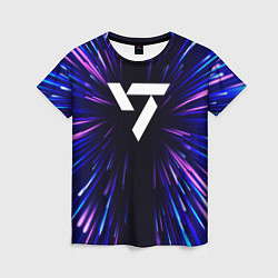 Футболка женская Seventeen neon energy, цвет: 3D-принт