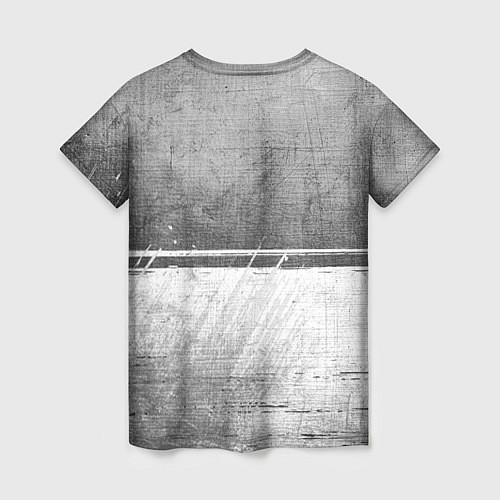 Женская футболка AC Milan - grey gradient посередине / 3D-принт – фото 2