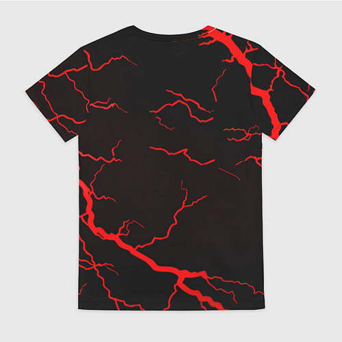 Женская футболка BMW storm red color / 3D-принт – фото 2