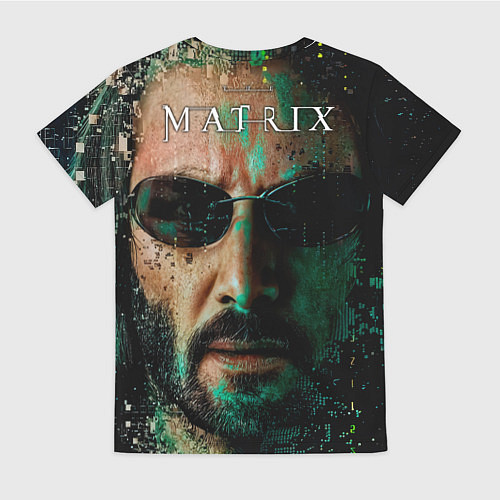 Женская футболка Matrix - Keanu Reeves / 3D-принт – фото 2