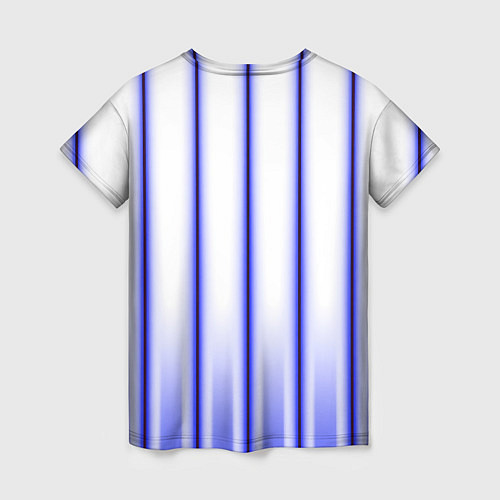 Женская футболка Striped suit / 3D-принт – фото 2