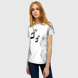 Футболка женская JoJo Bizarre Adventure white poly, цвет: 3D-принт — фото 2