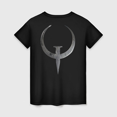 Женская футболка Quake champions - Visor / 3D-принт – фото 2