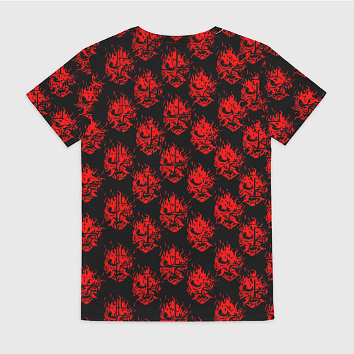 Женская футболка Samurai cyberpunk / 3D-принт – фото 2