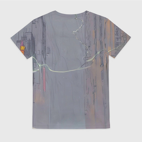 Женская футболка Бэтмен с розовым плащом / 3D-принт – фото 2