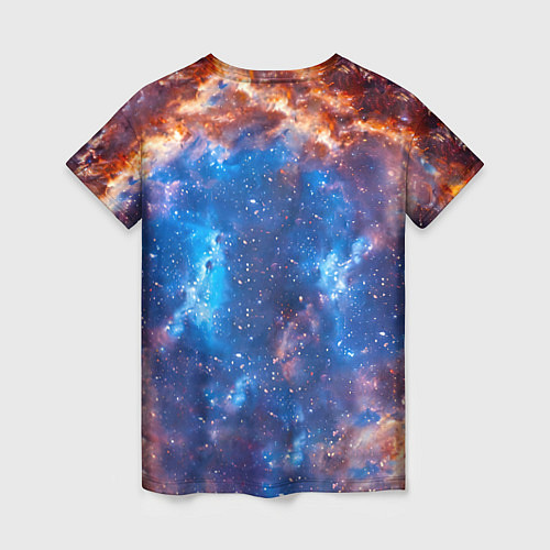 Женская футболка Дратхаар в космосе / 3D-принт – фото 2