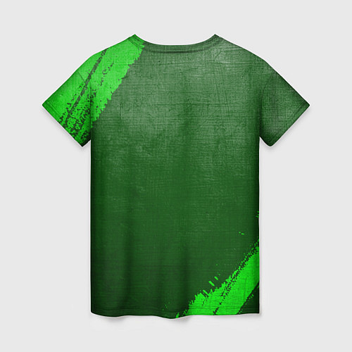 Женская футболка Blink 182 - green gradient / 3D-принт – фото 2