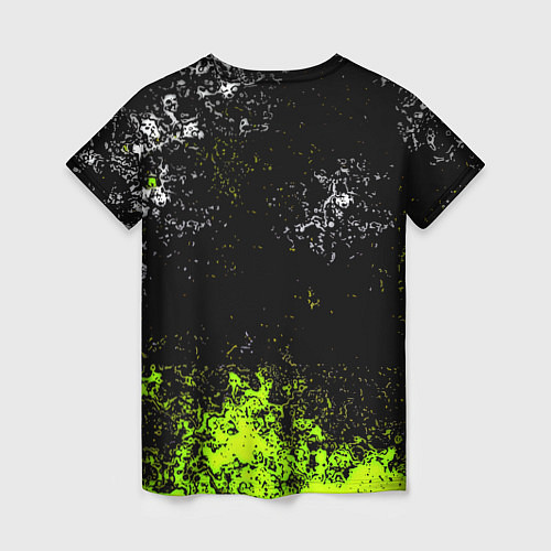 Женская футболка Stalker брызги красок / 3D-принт – фото 2