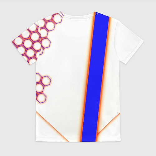 Женская футболка Borussia geometry sport / 3D-принт – фото 2