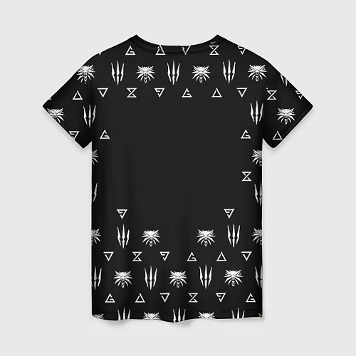 Женская футболка Ведьмак логотипы / 3D-принт – фото 2