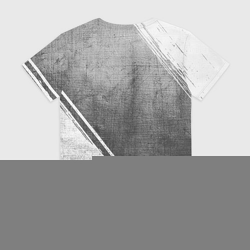 Женская футболка Brighton - grey gradient вертикально / 3D-принт – фото 2