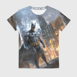 Футболка женская Бэтмен - старый стиль, цвет: 3D-принт