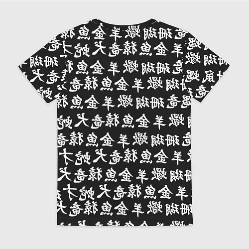 Женская футболка Monster energy japan pattern / 3D-принт – фото 2