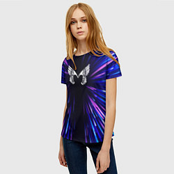 Футболка женская Placebo neon energy, цвет: 3D-принт — фото 2