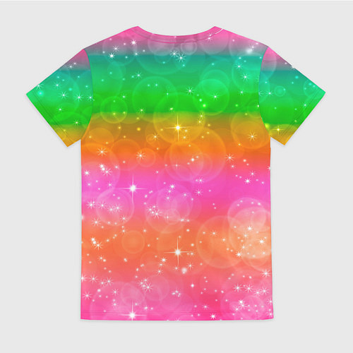 Женская футболка Панда с кофе за ноутом / 3D-принт – фото 2