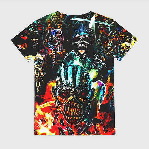 Женская футболка ACDC рок монстры / 3D-принт – фото 2
