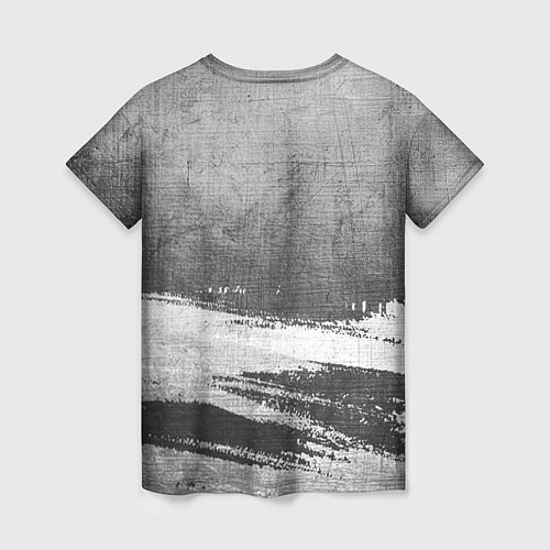 Женская футболка Disturbed - grey gradient посередине / 3D-принт – фото 2