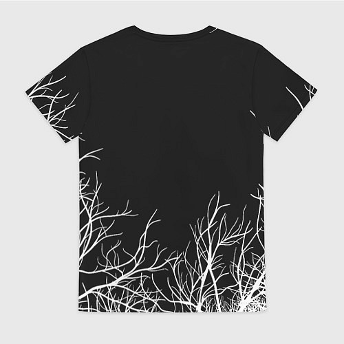 Женская футболка Monster energy лес / 3D-принт – фото 2