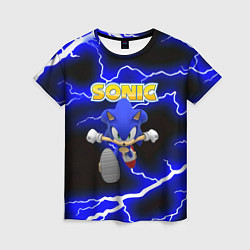Футболка женская Sonic storm electro, цвет: 3D-принт