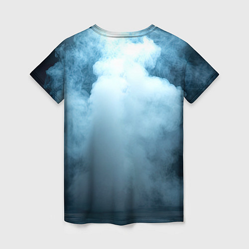 Женская футболка Боксерская груша в дыму / 3D-принт – фото 2