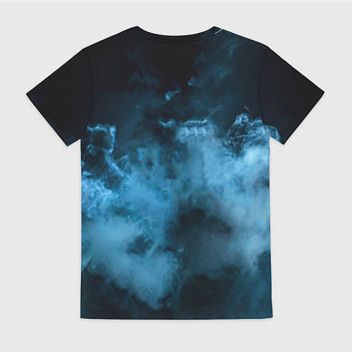 Женская футболка Боксер в дыму / 3D-принт – фото 2