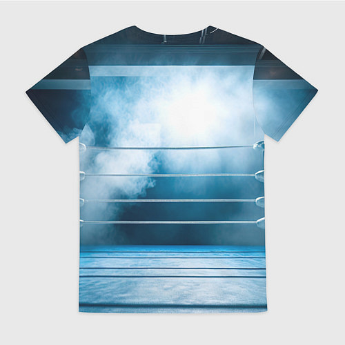 Женская футболка Ринг в тумане / 3D-принт – фото 2