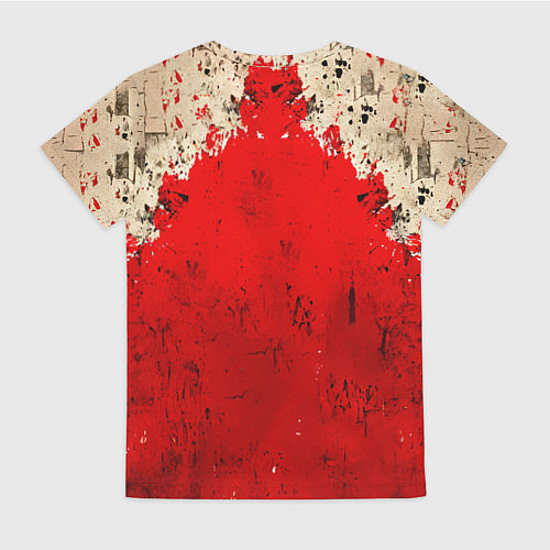 Женская футболка Брюс Ли на красном / 3D-принт – фото 2