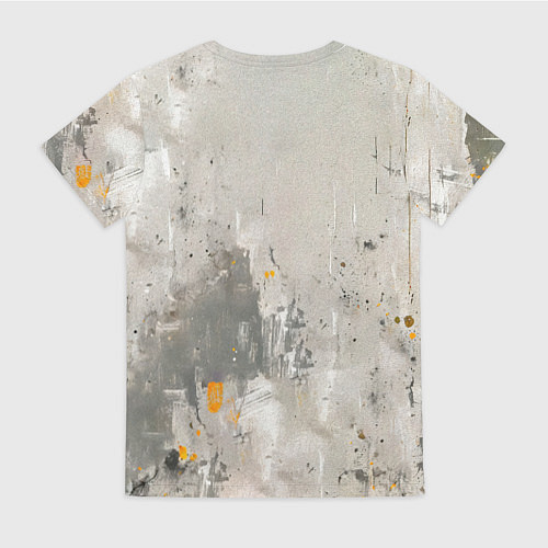 Женская футболка Брюс Ли на сером / 3D-принт – фото 2