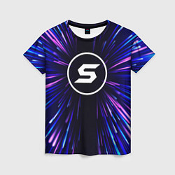 Футболка женская Skillet neon energy, цвет: 3D-принт