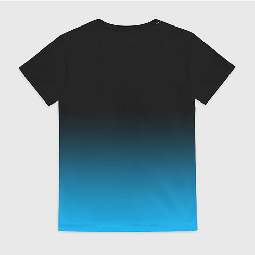 Женская футболка Милый белый котёнок космонавт / 3D-принт – фото 2