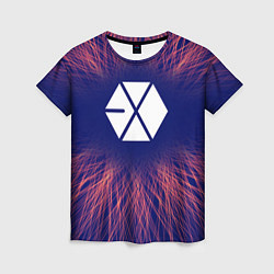 Футболка женская Exo red energy, цвет: 3D-принт