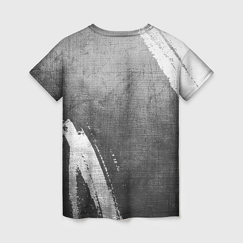 Женская футболка Juventus - grey gradient вертикально / 3D-принт – фото 2