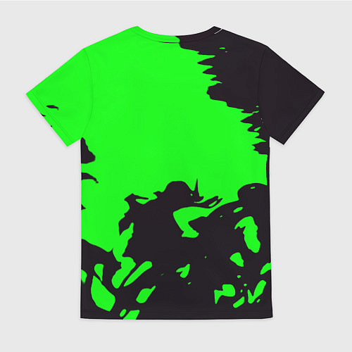 Женская футболка Portal черный дым / 3D-принт – фото 2