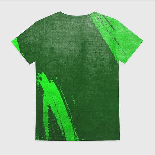 Женская футболка Need for Speed - green gradient вертикально / 3D-принт – фото 2