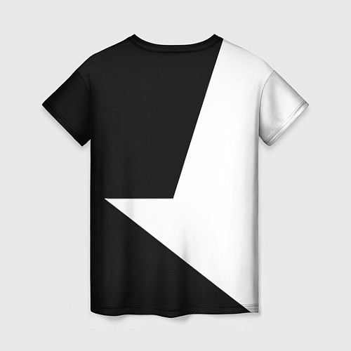 Женская футболка Nasa текстура геометрия / 3D-принт – фото 2