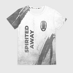 Футболка женская Spirited Away - white gradient вертикально, цвет: 3D-принт